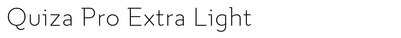 Quiza Pro Extra Light